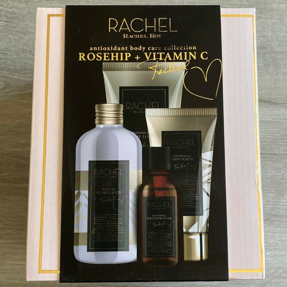 Rachel by Rachel Roy Antioxidant Body Care Collection Lotion Scrub Oil Bath 4pcs - Picture 1 of 2